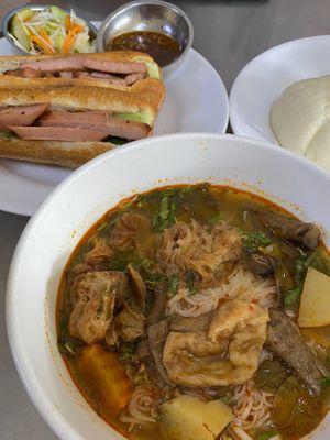   at Ahaa Boer Vegetarian Food in Battambang