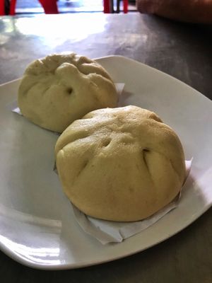 Dumplings, really yummy and we went to order more to take away but they had run out at Ahaa Boer Vegetarian Food in Battambang