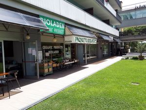 From outside at Morghen Bio&Co. Prodotti Biologici in Riva Del Garda
