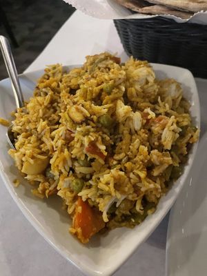 Veg Biryani  at Shahi Palace in Sioux Falls