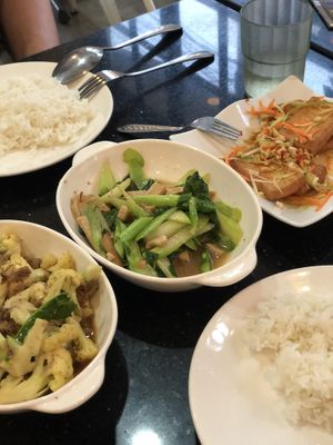 Food yum  at Monorom Garden in Battambang