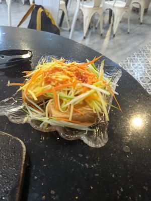 Sweet & sour tofu at Monorom Garden in Battambang