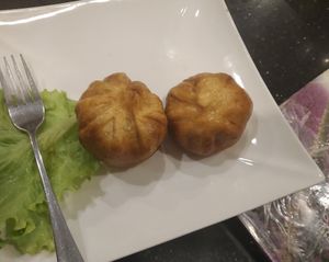 Fried dumplings (there were 5) at Monorom Garden in Battambang
