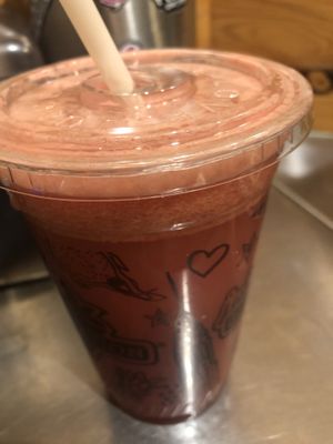 Watermelon juice   at Juice Generation in Brooklyn