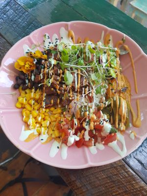 Tullum Burrito Bowl at The Vegan Shack in Richmond