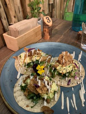Vegan tacos  at The Vegan Shack in Richmond
