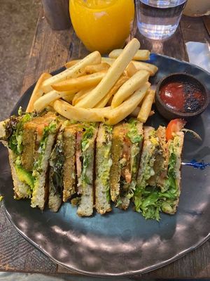 Snitty sandwich  at The Vegan Shack in Richmond