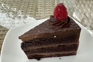 “85% dark chocolate” cake  at Privé - Keppel Bay in Central Singapore