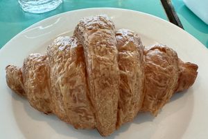 Vegan croissant  #Veganuary at Privé - Keppel Bay in Central Singapore