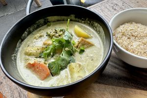 Thai green curry   at Privé - Keppel Bay in Central Singapore
