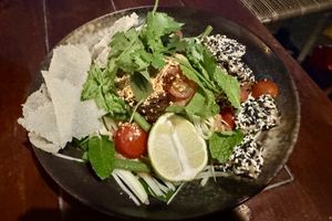 “Pad Thai” (actually more of a Thai-inspired salad, no noodles)  at Privé - Keppel Bay in Central Singapore