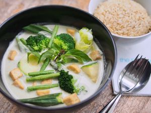 Thai Green Curry - photo provided by Prive at Privé - Keppel Bay in Central Singapore