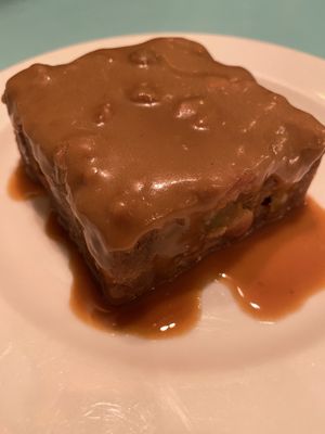 Apple cinnamon blondie (vegan) at Privé - Keppel Bay in Central Singapore