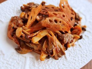 3 Mushrooms Stir Fried - photo provided by Prive at Empress in Central Singapore