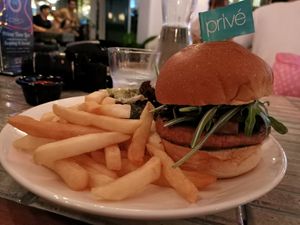 Beyond meat at Prive - Clarke Quay in Central Singapore