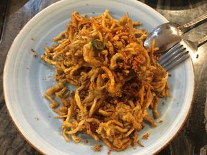 Salt and Pepper Termitomyces Fungi at Gong De Lin in Box Hill