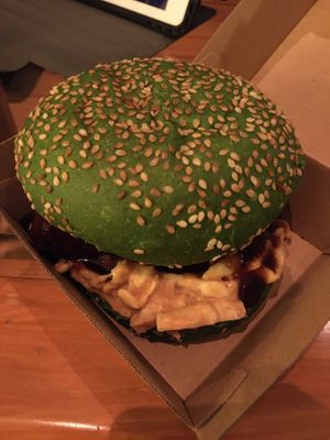 The Ribwich at VeganBurgz in Fortitude Valley