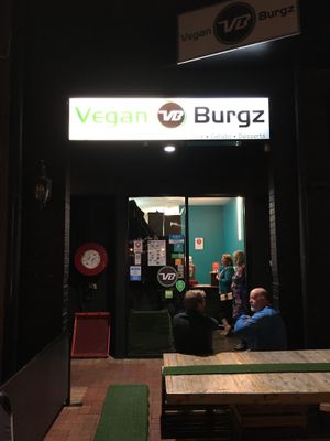 Street view  at VeganBurgz in Fortitude Valley