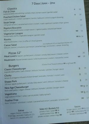 Menu changes at Suburban West End in South Brisbane