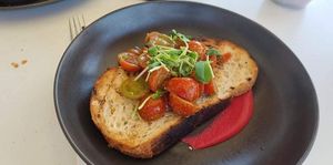 "Vegan" Bruschetta 😳 at The Foreshore in Nightcliff