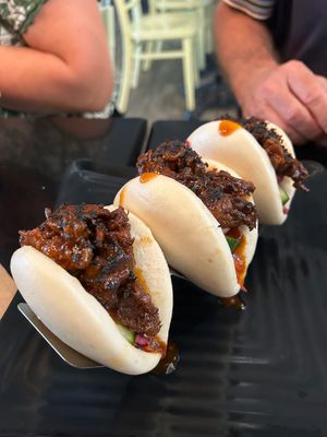 Bao buns at Copper Branch in Edmonton