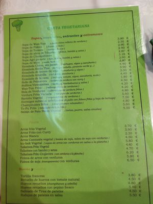 Carta at Chino Playa in Torremolinos