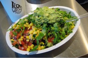 Began bowl at Chipotle in Midland