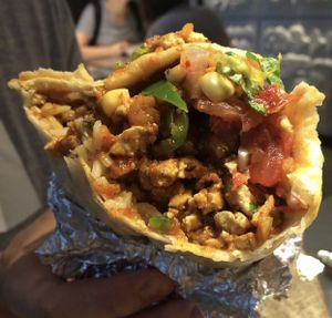 Sofrita burrito  at Chipotle in Midland