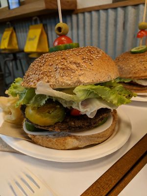 Tartufato burger at Ovita in Bari