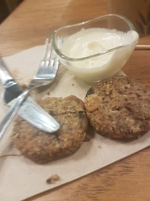 Mushroom nuggets  at Ovita in Bari