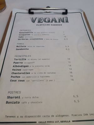  at Vegani in Sevilla