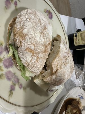 Mollete  at Vegani in Sevilla