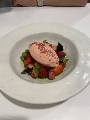 Strawberry  at Vegani in Sevilla