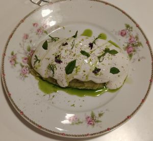 Ensaladilla de patata y brocoli at Vegani in Sevilla