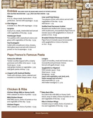 Papa Franco's Restaurant - 3 at Papa Franco's in Kapuskasing