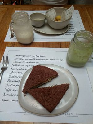 Pão de beijo + Queijo quente at Namah Bistro in Belo Horizonte