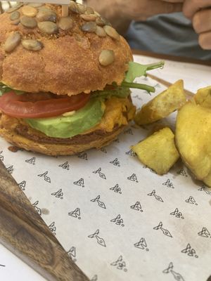 Cheddar burger 🍔  at Namah Bistro in Belo Horizonte