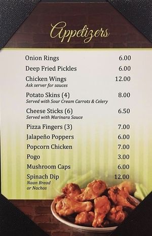 Appetizers at Chez Lizette in Kapuskasing