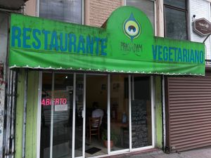 Outside at Prasadam in Mexico City