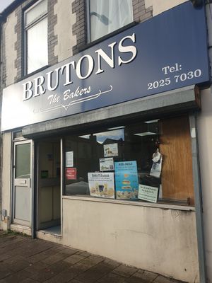 Outside at Brutons The Bakers - Splott in Cardiff