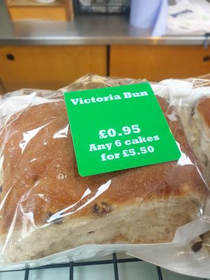 Victoria Bun at Brutons The Bakers - Splott in Cardiff