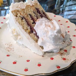 Lemon raspberry cake at Big Mood in Buffalo