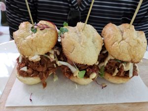 BBQ sliders at Big Mood in Buffalo
