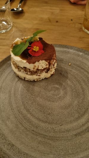 Pumpkin tiramisu at Yerba in Amsterdam