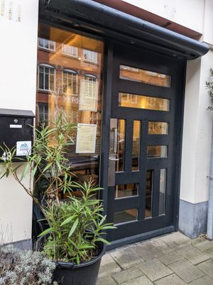 view from the street at Yerba in Amsterdam