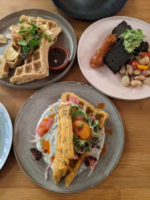 our savoury picks, a bit overhyped at Yerba in Amsterdam