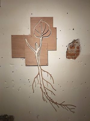 Logo at Yerba in Amsterdam