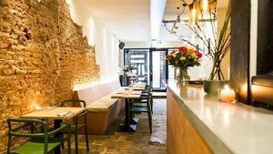 Restaurant view  at Yerba in Amsterdam