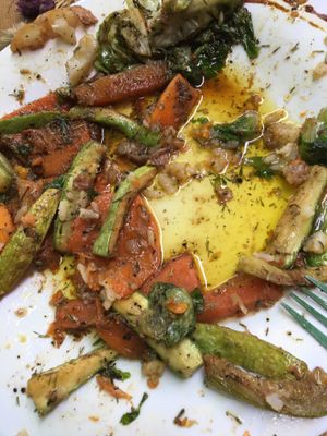 Post Vegan Burger...way too much oil  at Green Vegetarian in Marrakech