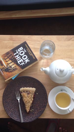 Perfect place to chill, drink tea and eat delicious cherry crumble pie at Bang Bang in Siem Reap